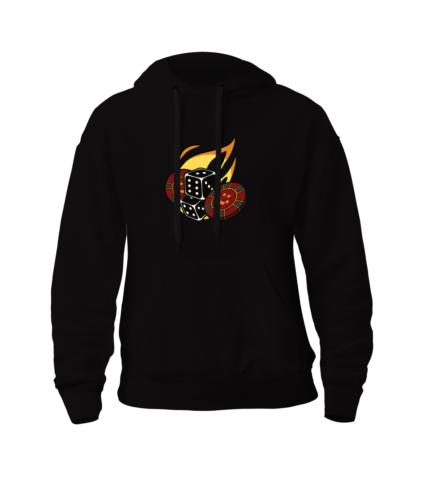 LNVI Las Nevadas Fire Black Hoodie