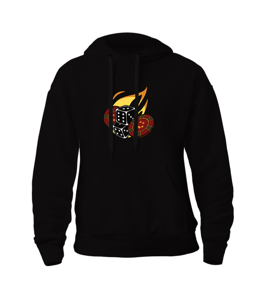 LNVI Las Nevadas Fire Black Hoodie