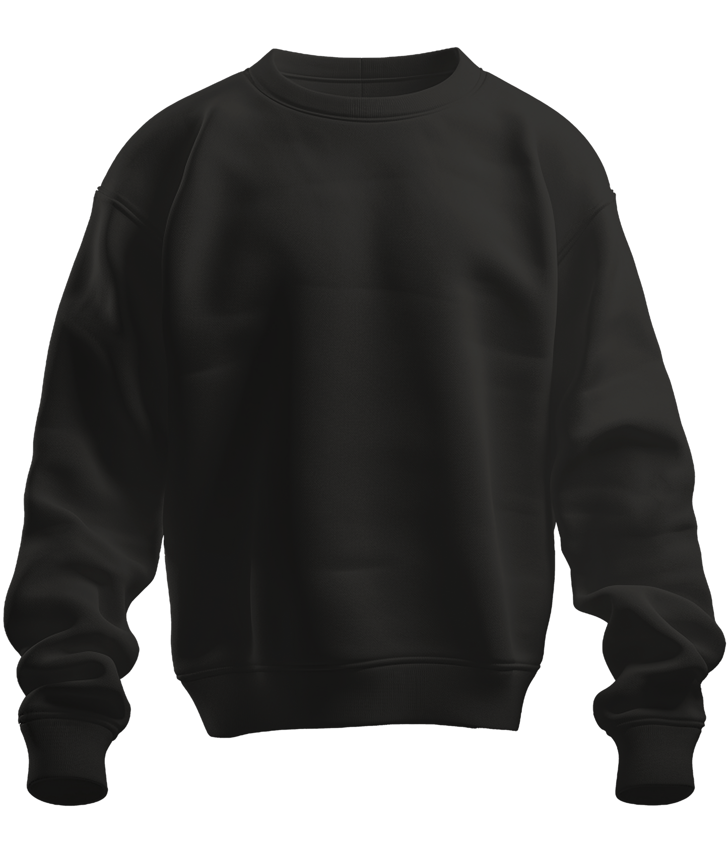 Clean Black Crewneck