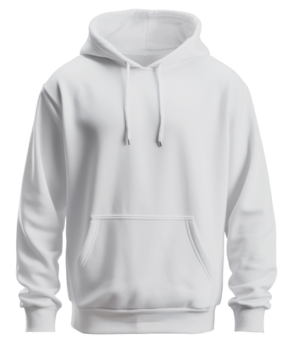 Clean White Hoodie