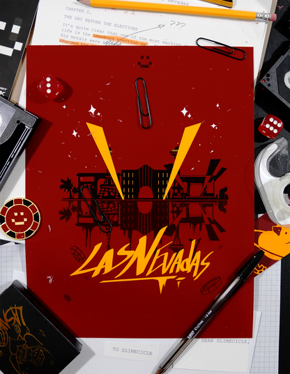 The End of Las Nevadas Red Movie Poster - 24 x 18 in - Red Poster