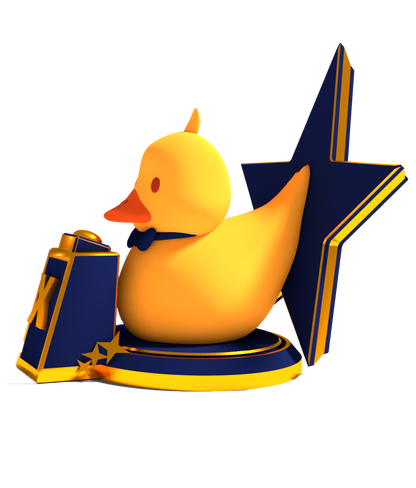 Original Quackity Judge Trophy Vinyl